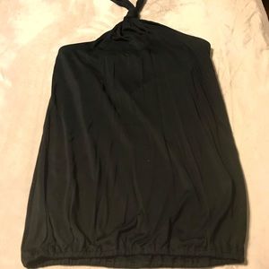 Banana Republic Silk Halter Tie Top Size XS -Black